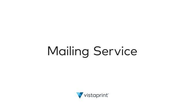 Mailing Logo - Vistaprint Customer Care