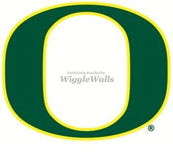Uofo Logo - Inch UO University of Oregon Ducks Yellow Green O Logo