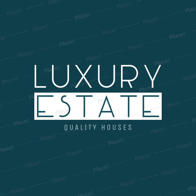 Luxuryrealestate.com Logo - Luxury Real Estate Agency Logo Design Maker 1348a