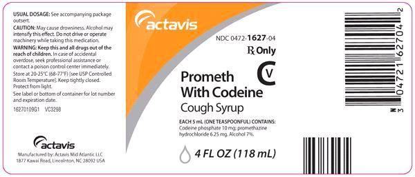Actavis Logo - Prometh with Codeine (Actavis Mid Atlantic LLC): FDA Package Insert