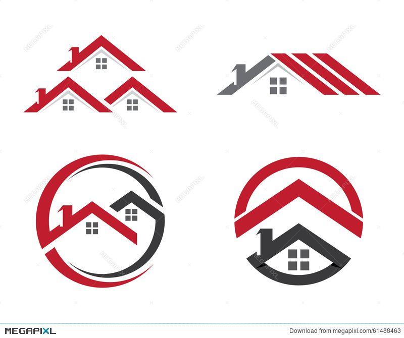 Bldg Logo - Home And Building Logo Template Illustration 61488463 - Megapixl