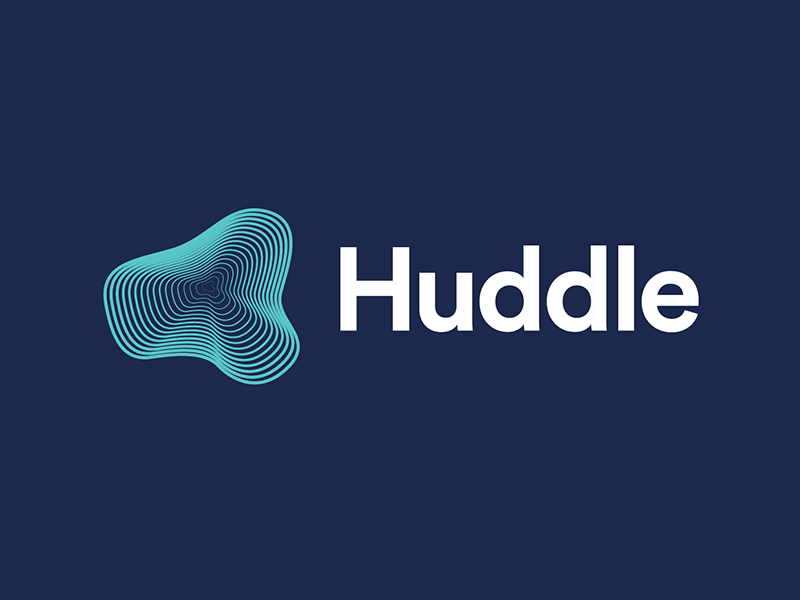 Huddle Logo - Huddle logomark & logotype