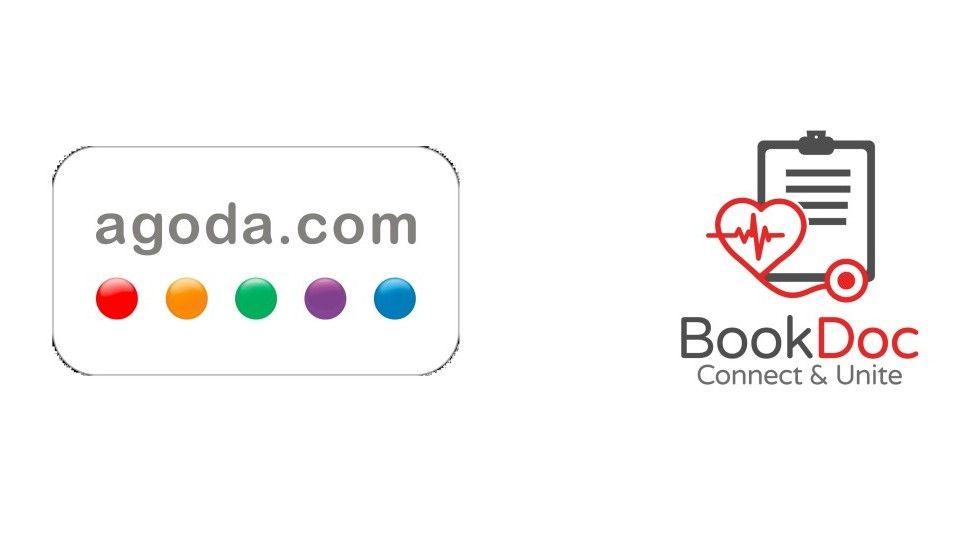 Agoda.com Logo - BookDoc partners Agoda, to integrate room booking services