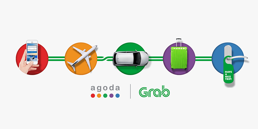 Agoda.com Logo - Grab x Agoda Singapore Earn Unique Grab Promo Code for Each Agoda