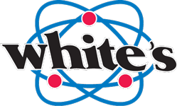 White's Logo - Boxed Whites Metal detectors