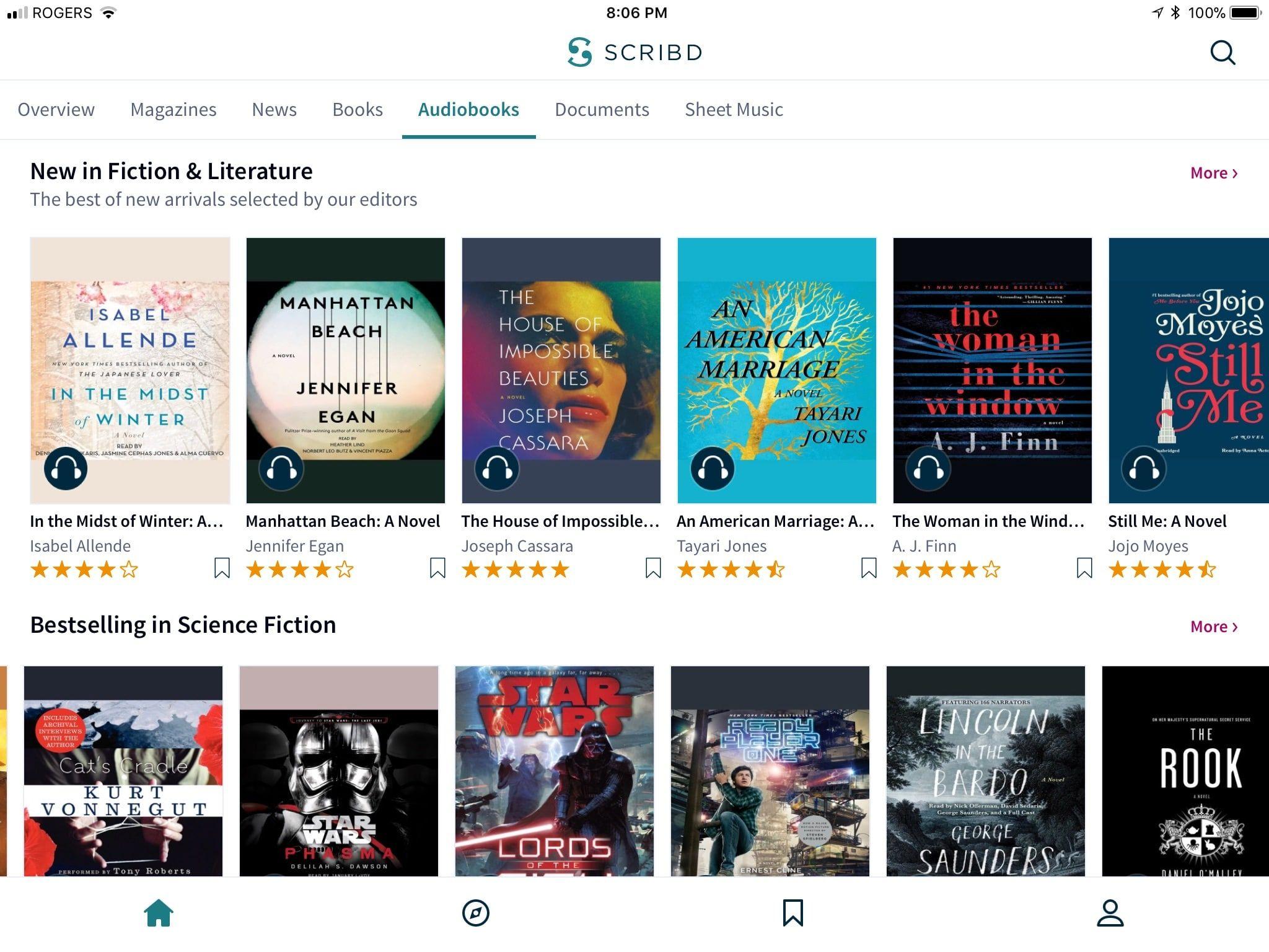 Scribd Logo - Scribd Unlimited Audiobooks and ebooks App Review