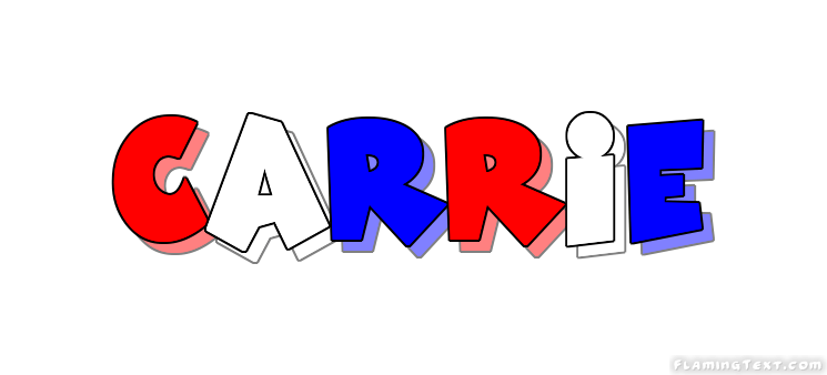Carrie Logo - United States of America Logo. Free Logo Design Tool from Flaming Text