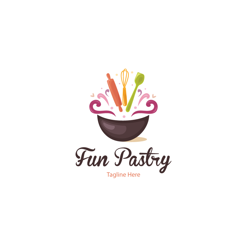 Pastry Logo - For Sale - Fun Pastry Logo Design
