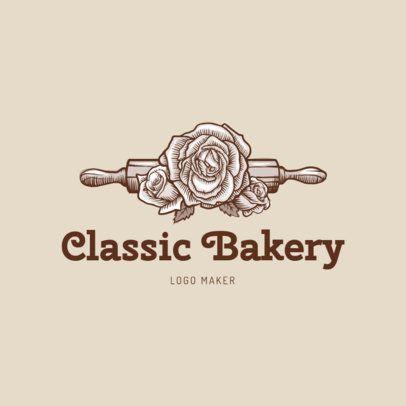 Pastry Logo - Vintage-Styled Logo Maker for a Bakery 1133a