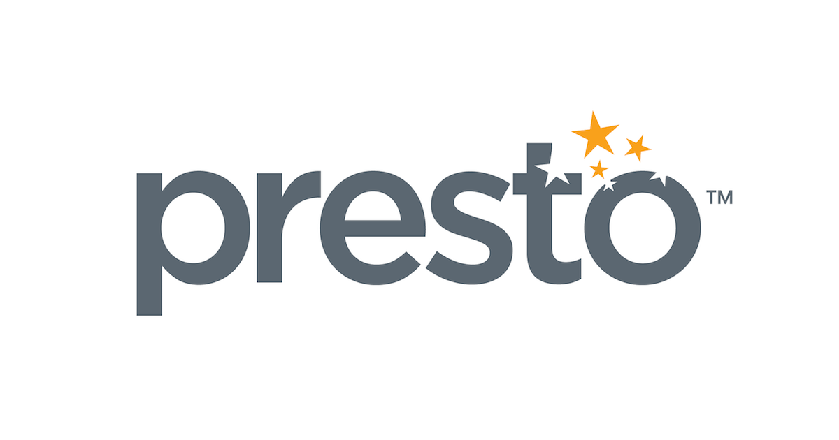 Presto Logo - PrestoPrime EMV Restaurant Tablet | The best pay-at-table experience