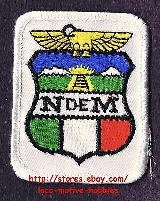 Ndem Logo - LMH PATCH Badge FERROCARRIL NACIONAL de MEXICO NdeM Mexican National Railroad