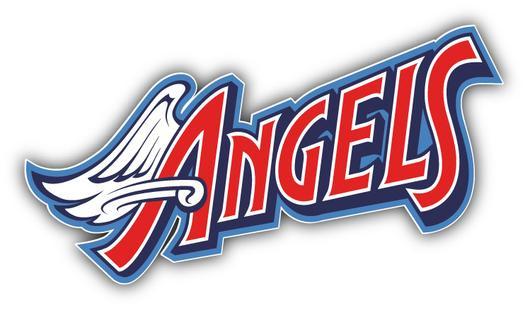 Angles Logo - Anaheim Angels Mlb Baseball Logo Car Bumper Sticker Decal 6'' X 3''