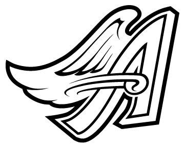 Angles Logo - Los Angeles Angels Logo Decal - CubeCart