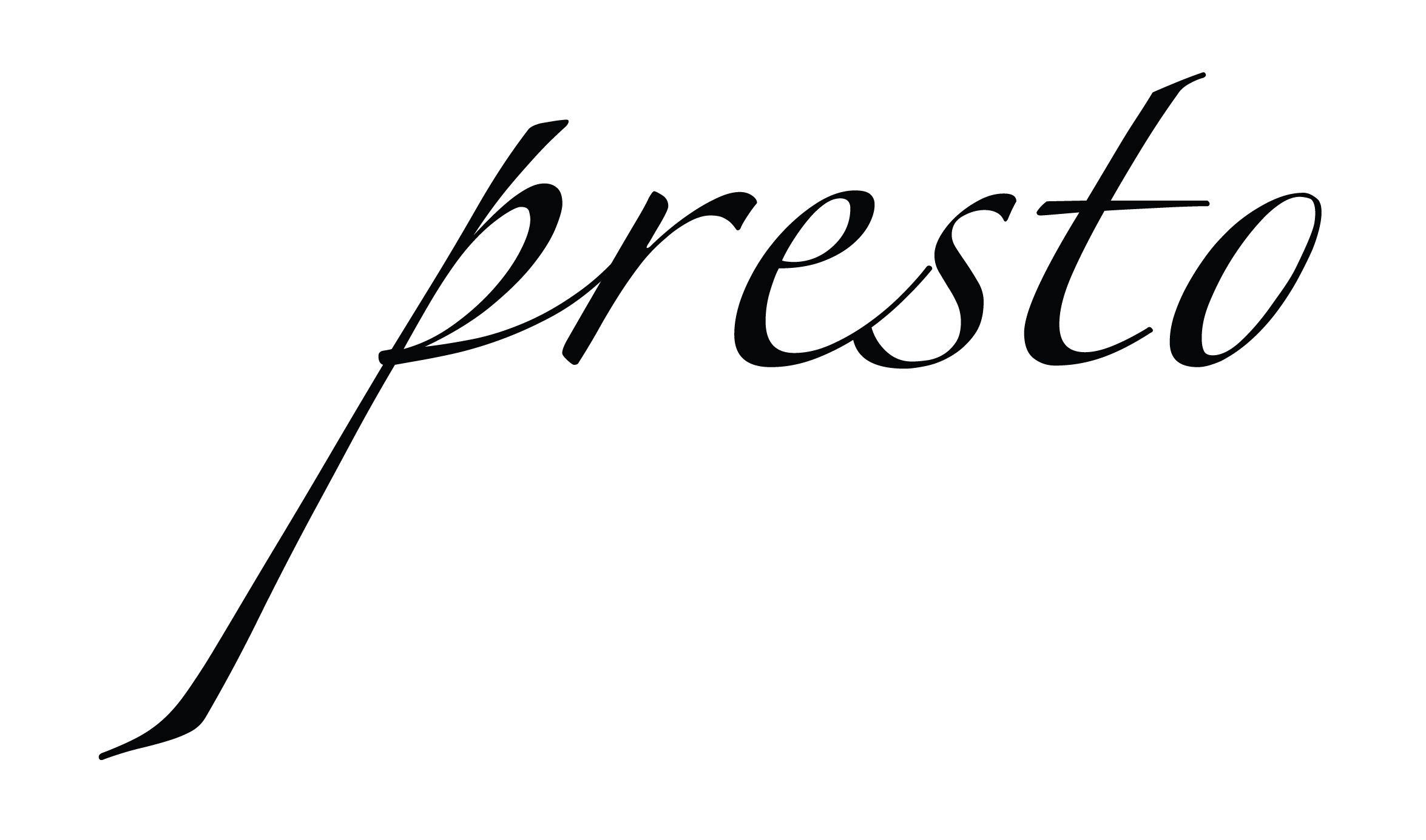 Presto Logo - Trade - Presto Prosecco