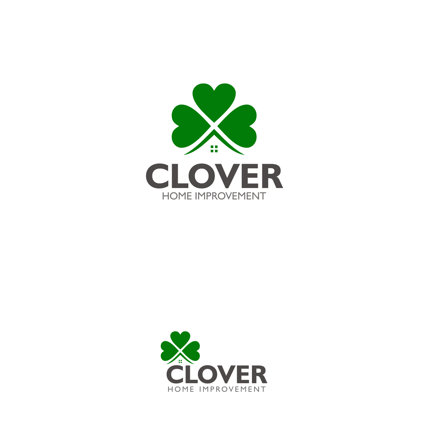 Clover Logo - Bold, Modern Logo Design for CLOVER HOME IMPROVEMENT by marioct ...