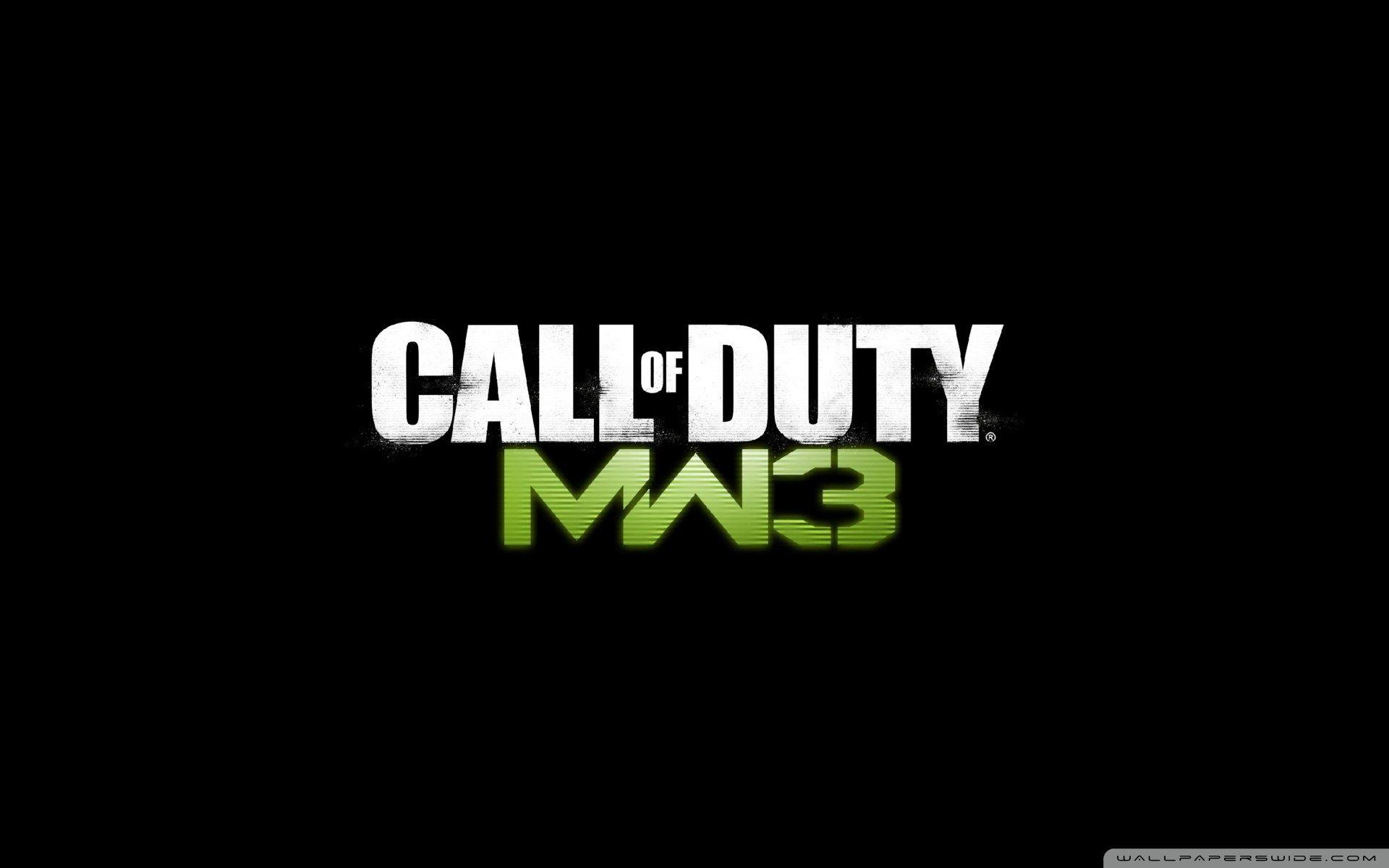MW3 Logo - Call Of Duty MW3 Logo ❤ 4K HD Desktop Wallpaper for 4K Ultra HD TV