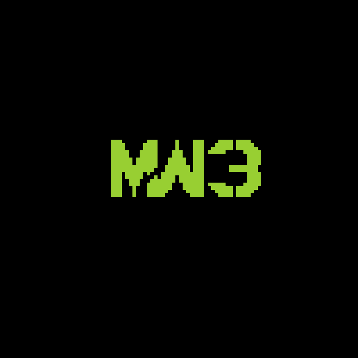 MW3 Logo - Pixilart - MW3 logo by Toasternuke343