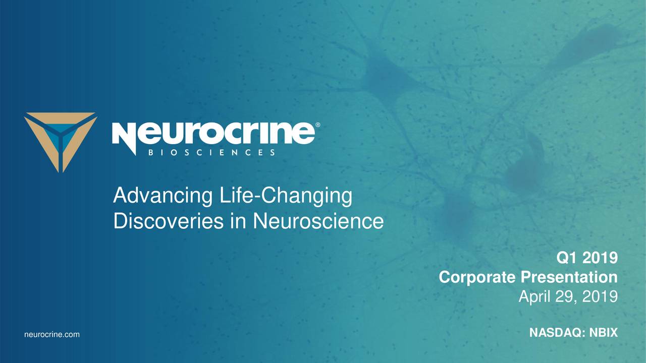 Neurocrine Logo - Neurocrine Biosciences, Inc. 2019 Q1 - Results - Earnings Call ...