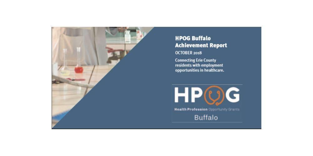 Hpog Logo - HPOG Buffalo Achievement Report | Workforce Buffalo