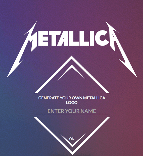 Meticalla Logo - Metallica Logo Generator your own Metallica logo