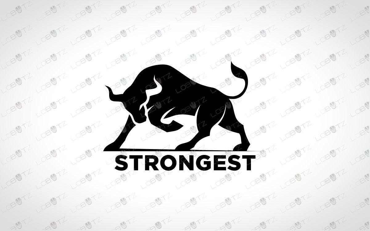 Biull Logo - strong bull logo for sale premade logos