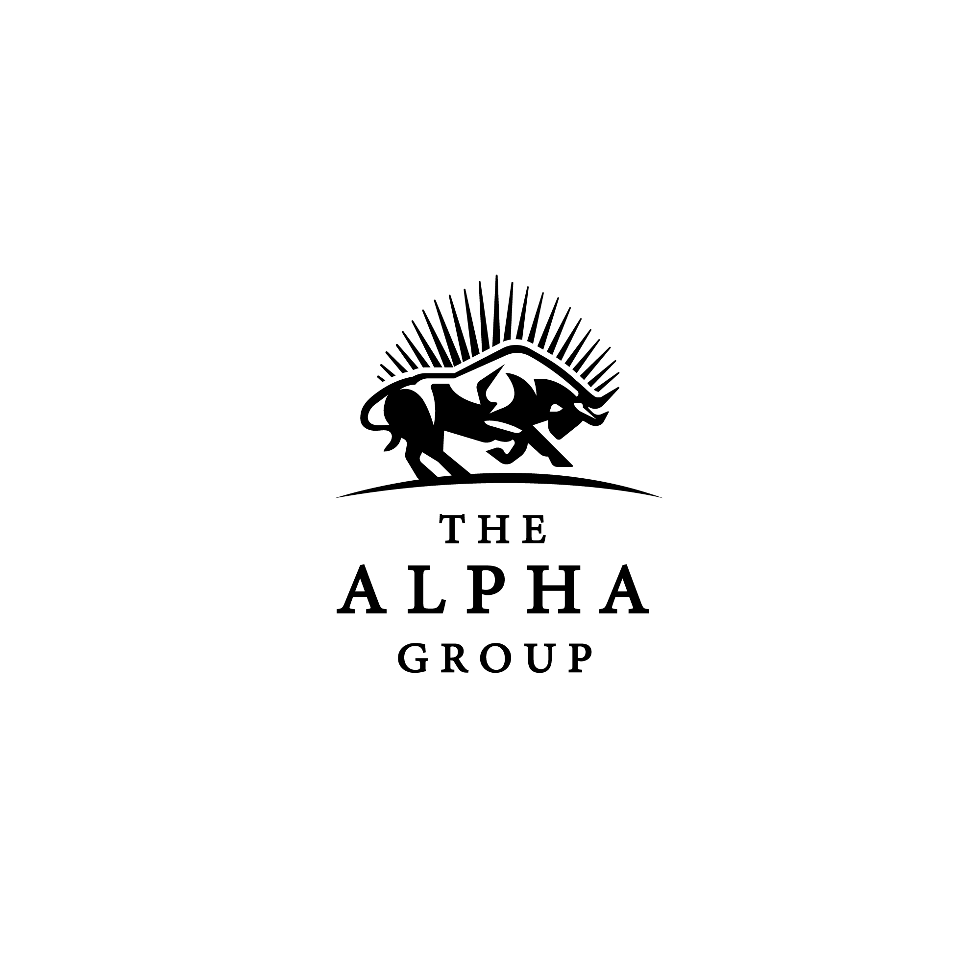 Biull Logo - For Sale: The Alpha Group Bull Logo