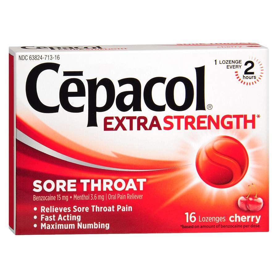 Cepacol Logo - Cepacol Sore Throat Pain Relief Lozenges Cherry