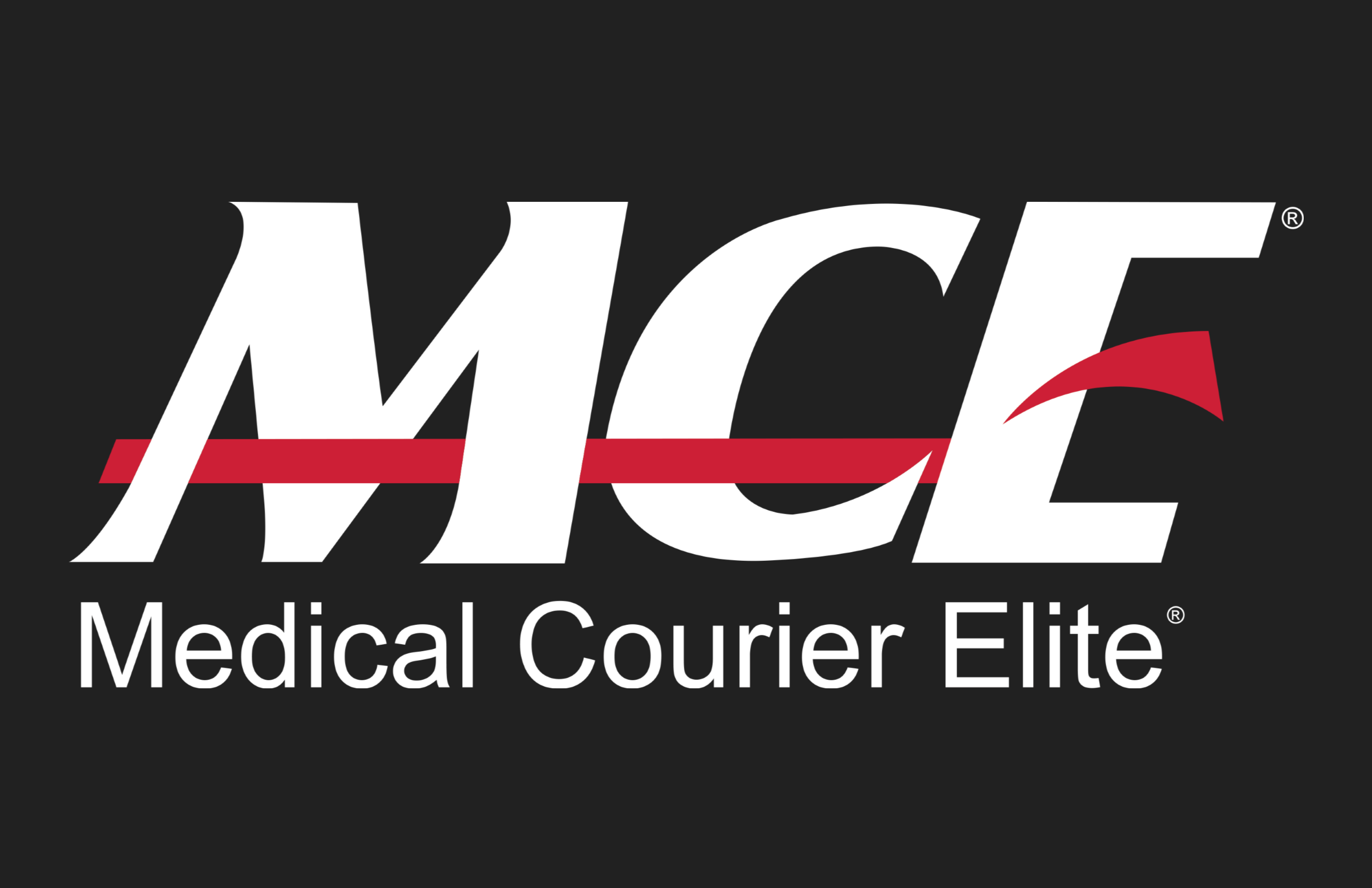 MCE Logo - MCE Grey Logo. Medical Courier Elite (MCE)
