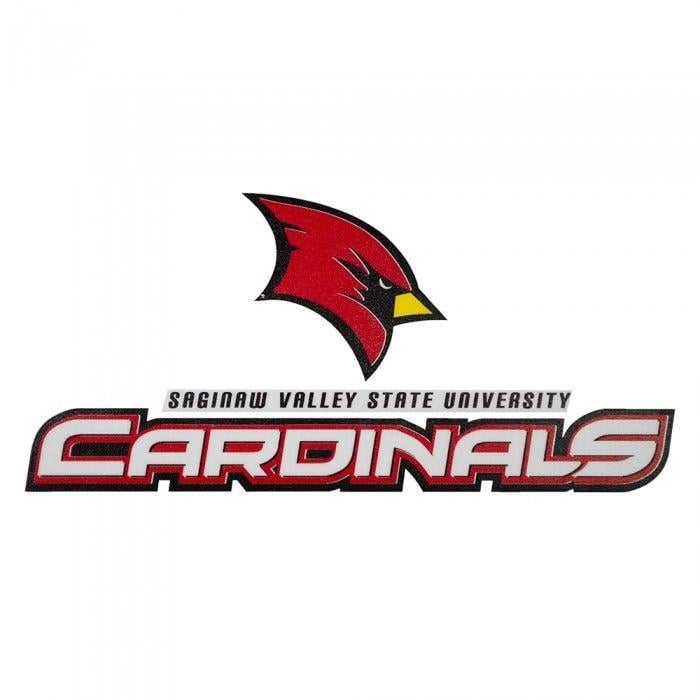 SVSU Logo - SVSU Cardinals Over Logo Decall | Campus Den