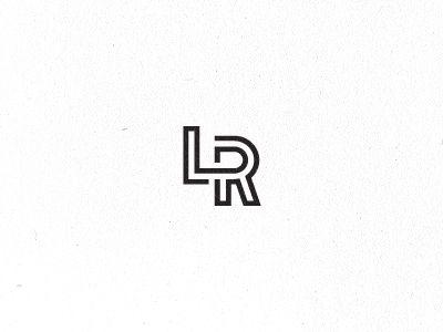 LR Logo - LR | school projects | Logos design, Trademark logo, Monogram logo