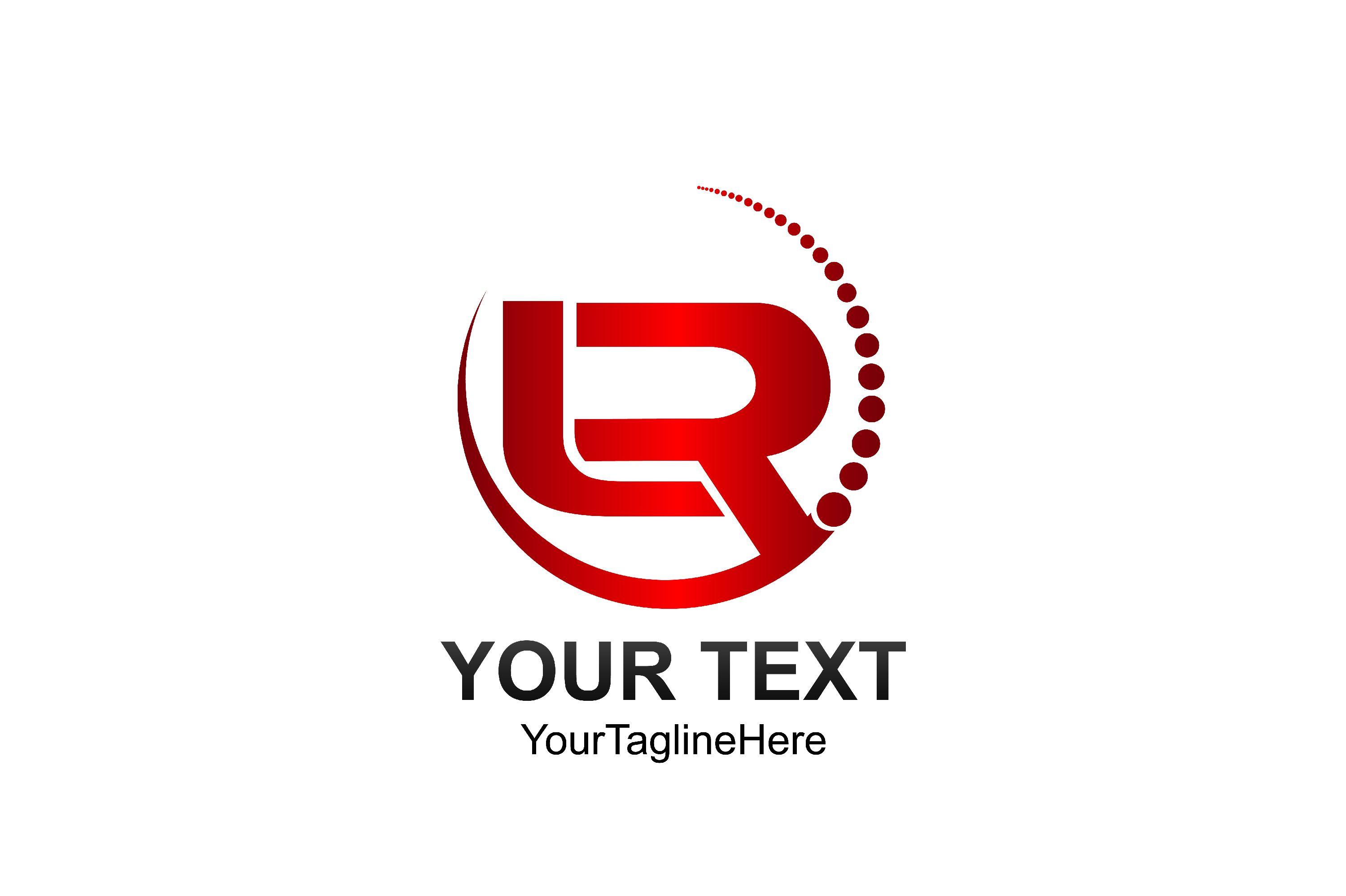 LR Logo - Initial letter LR logo template colored red circle swoosh design for  business and company identity
