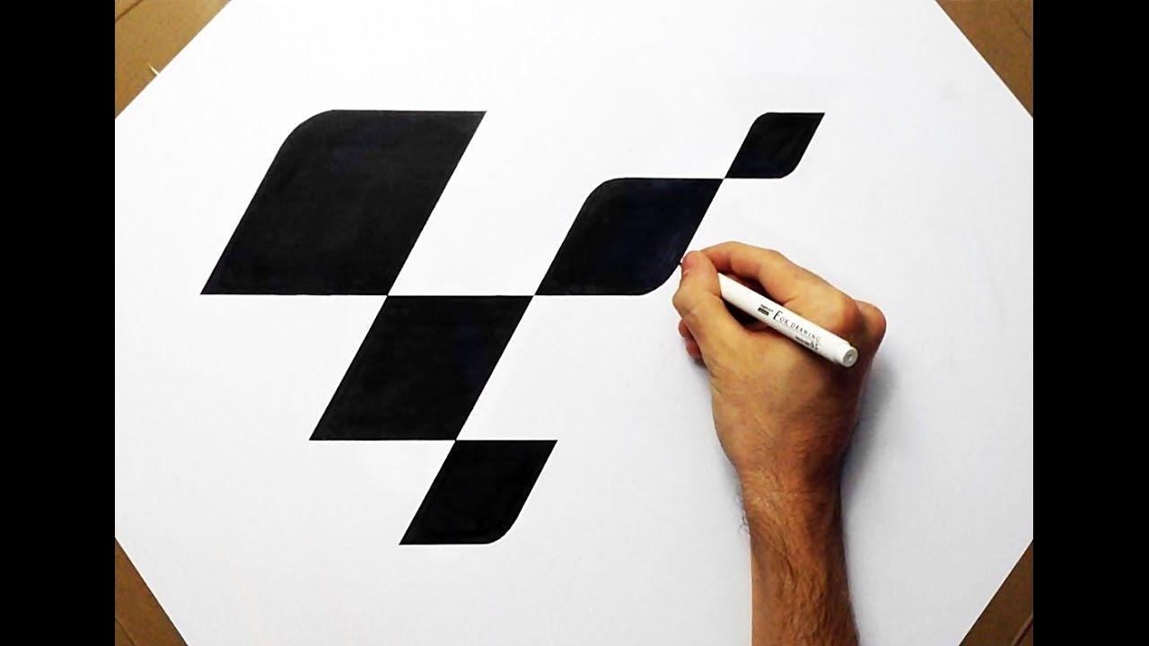 MotoGP Logo - How To Draw MotoGP Logo by Denis - Fan Art Speed Drawing