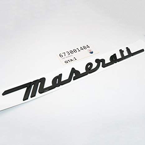 Masirati Logo - Amazon.com: US85 Maserati Trunk Nameplate Logo Emblem Badges Ghibli ...