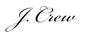 J.Crew Logo - J.Crew script from ad