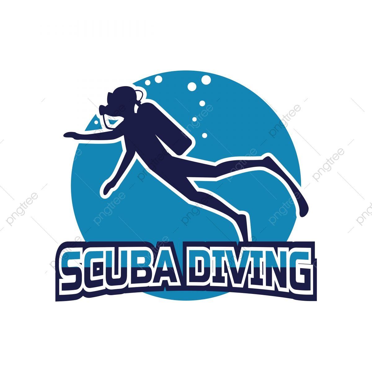 Diving Logo - Scuba Diving Logo For Your Business Or Sport School, Vector
