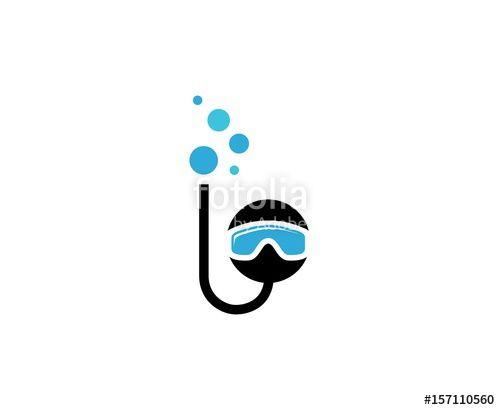 Diving Logo - Scuba Diving Logo Stock Image And Royalty Free Vector Files