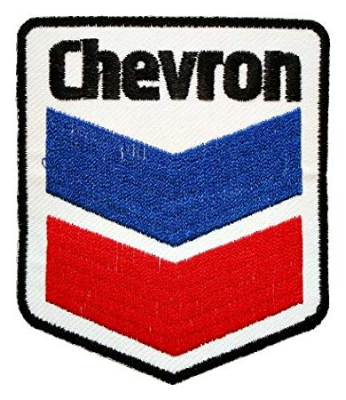 ChevronTexaco Logo - Amazon.com: Chevron texaco gas stations oil sign Sew or Patch Sew ...