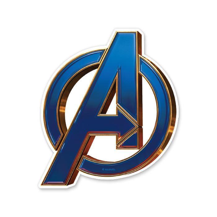 Avangers Logo - Avengers Logo. Official Marvel Stickers