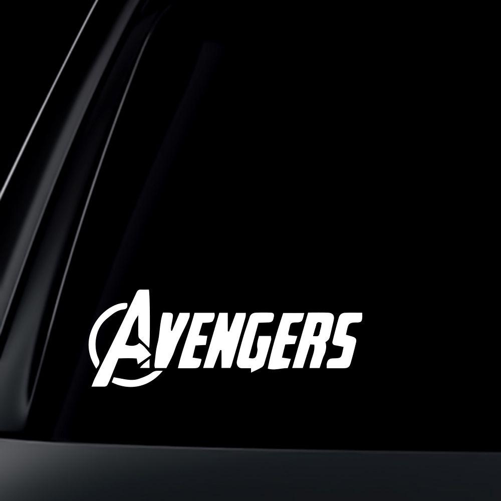 Avangers Logo - Avengers Logo Marvel Car Decal / Sticker