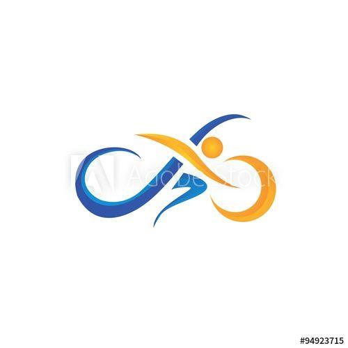Triathlon Logo - triathlon logo template this stock vector and explore similar