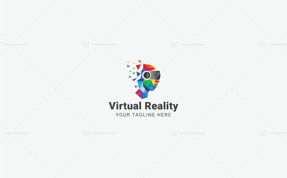 Virtual Logo - Virtual Reality Logo Template #66495