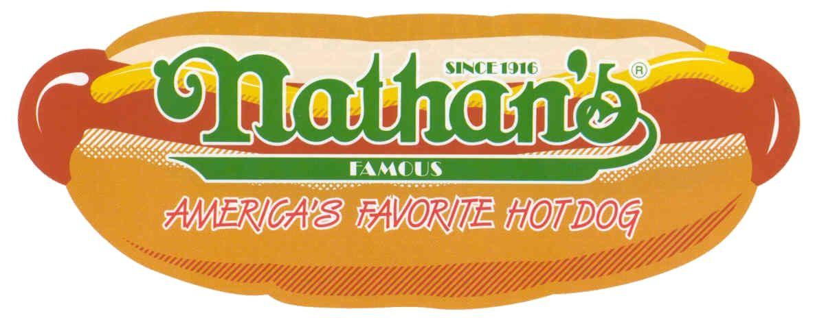 Nathan's Logo - Be a part of tradition and watch the Coney Island Hot Dog Eating ...