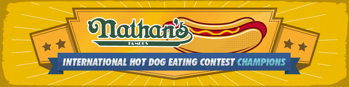 Nathan's Logo - Nathan's Famous International Hot Dog Eating Contest
