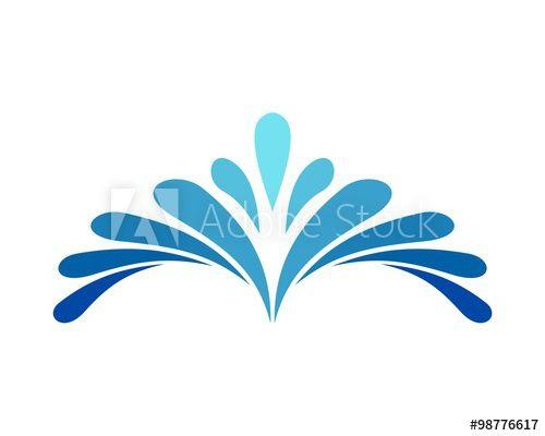 Fountain Logo - fountain water splash logo - Buy this stock vector and explore ...