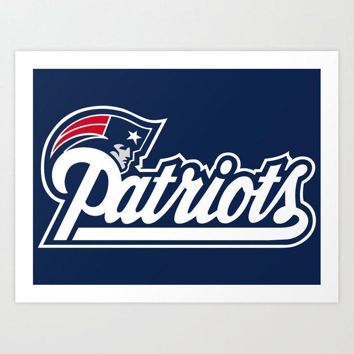 Patroits Logo - Patriots Logo Art Print by happypositivity