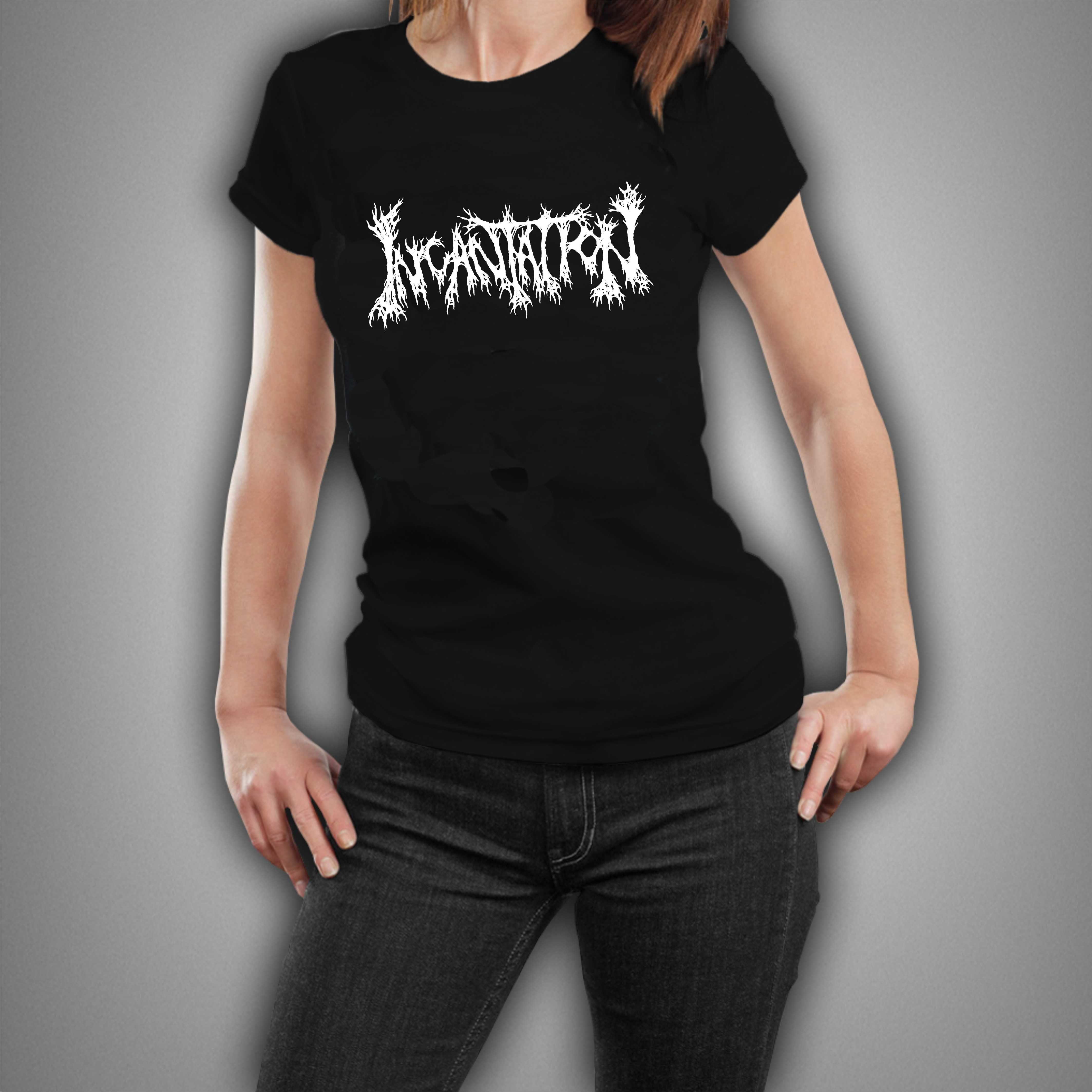 Incantation Logo - Incantation Logo Girlie T-Shirt