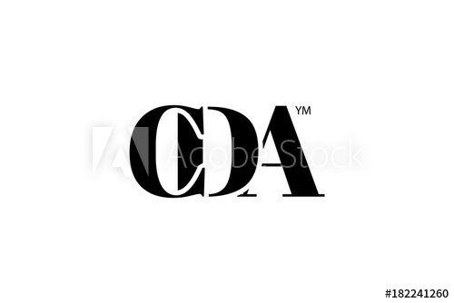 CDA Logo - CDA Logo Branding Letter. Vector graphic design. Useful as app icon ...