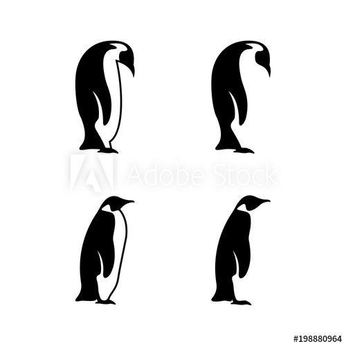 Pinguin Logo - Pinguin logo icon this stock vector and explore similar