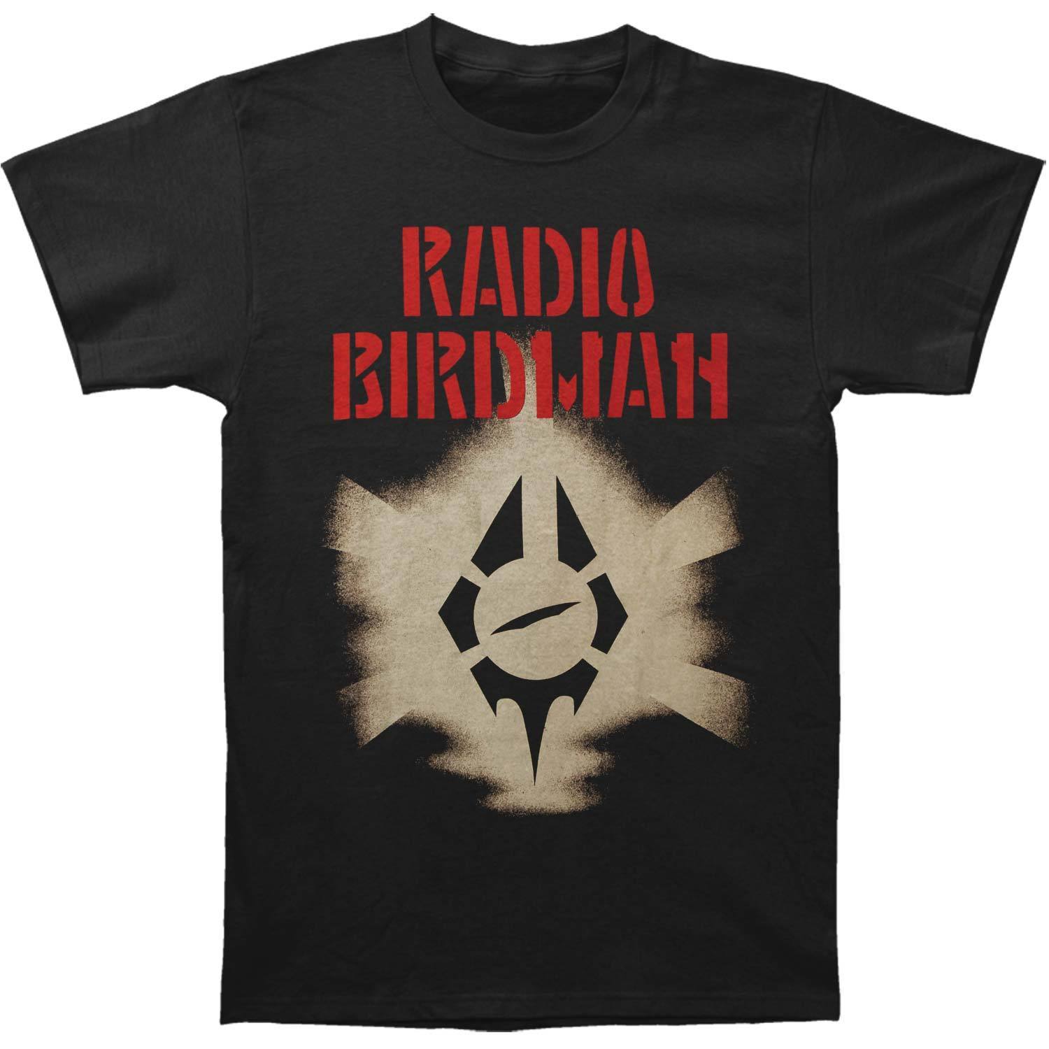 Birdman Logo - US $13.04 13% OFF|Radio Birdman Men's Tour Logo T shirt XX Large Black  Different Colours High Quality 100% Quality Print New Summer Cotton T  Shirt-in ...