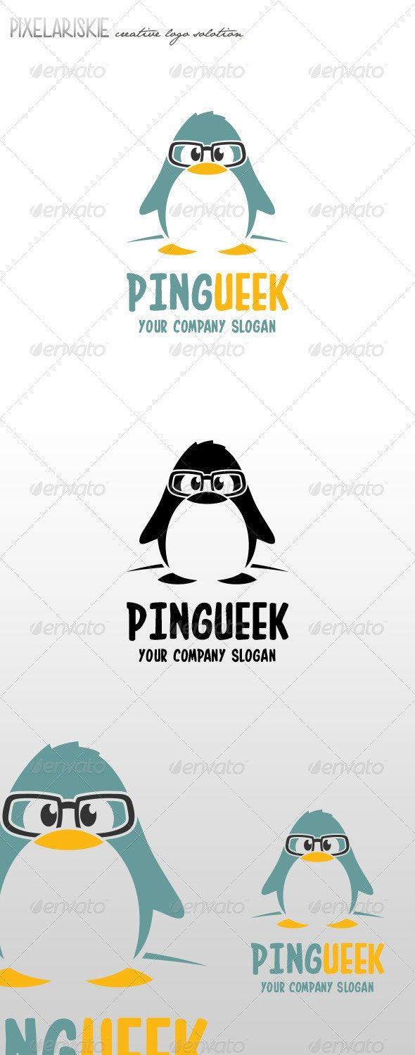 Pinguin Logo - Pingueek Little Pinguin Logo